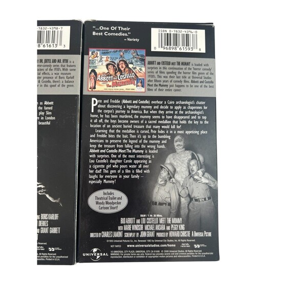 ABBOTT AND COSTELLO Lot of 4 VHS Tapes Comedy Legends 5.5 Hours TESTED - Picture 7 of 16